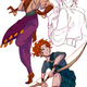 Illustration for article titled Artist perfectly captures genderswapped Disney princesses